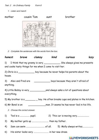 Family-adverbs-ajectives