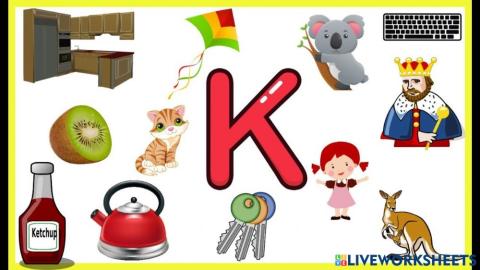 Words start with Letter K