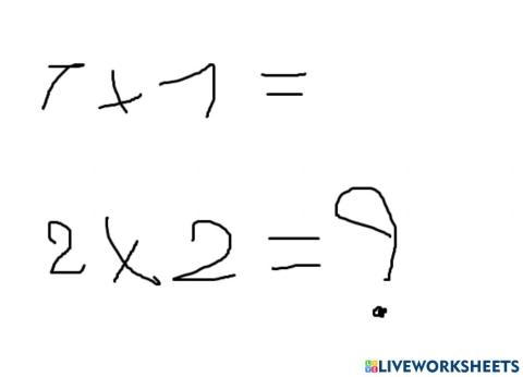 Resuelve Multiplicaciones En Paint