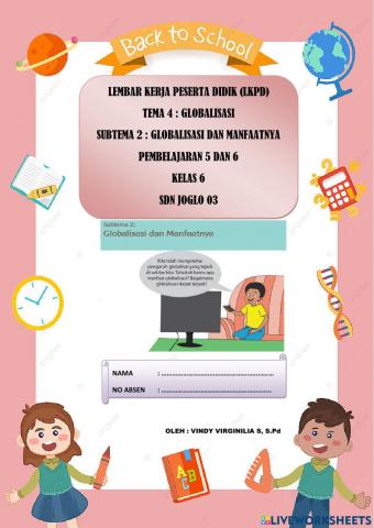 Kelas 6 Tema 4 Sb 2 Pb 5 dan 6