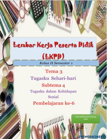 Tema 3 Subtema 4 Pembelajaran 6