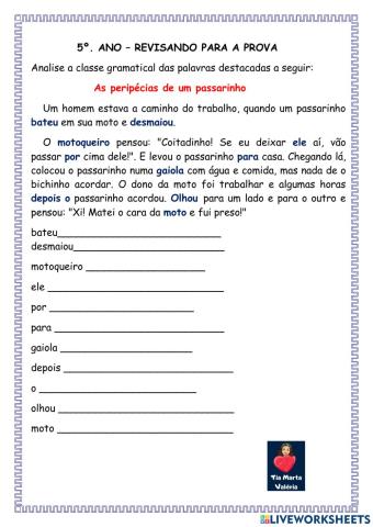 Revisando para a p1 do 4o. bimestre