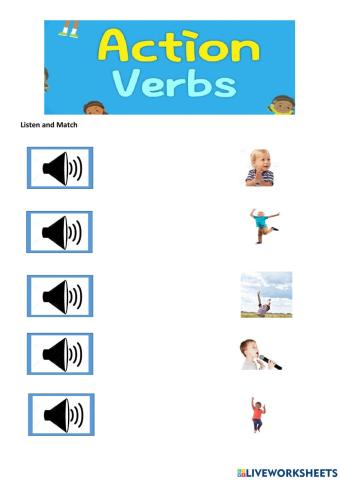 Action verbs KINDER 5