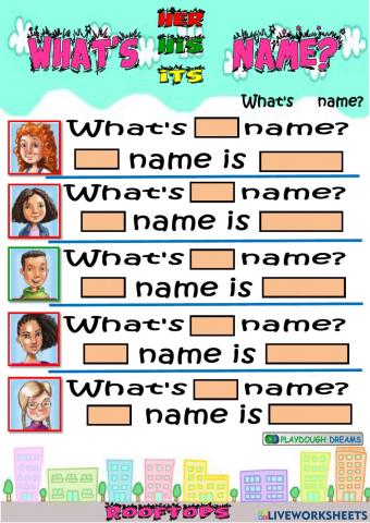 (Rooftops) What are their names?