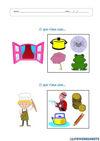 Rimas-perceção auditiva