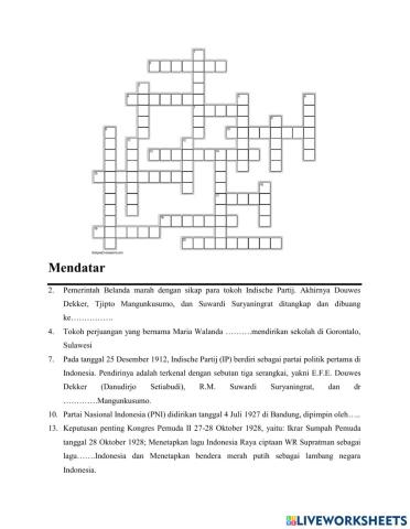 Crossword IPS Bagian C Ke 46