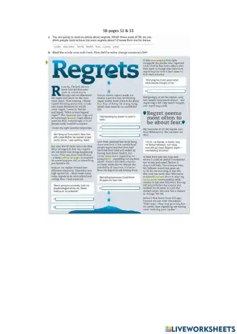 Wish present and past