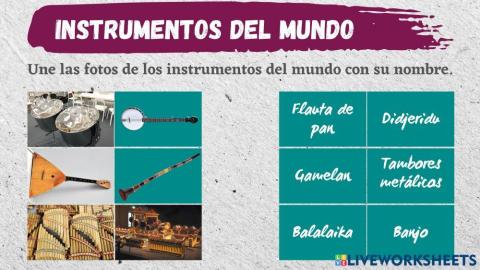 Instrumentos del mundo