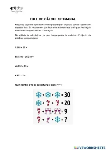 Full de càlcul 2-OM