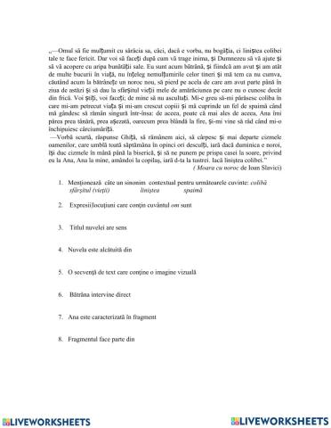 „Moara cu noroc”, de Ioan Slavici