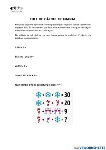 Full de càlcul 2-PI