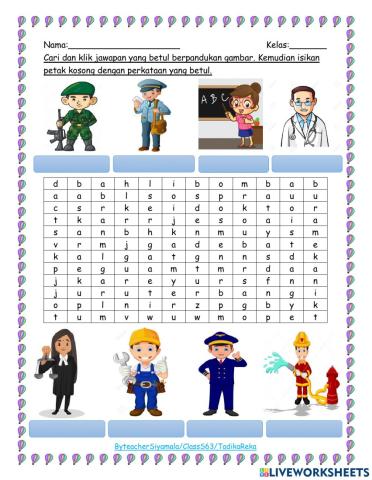 Kosa Kata (Pekerjaan)