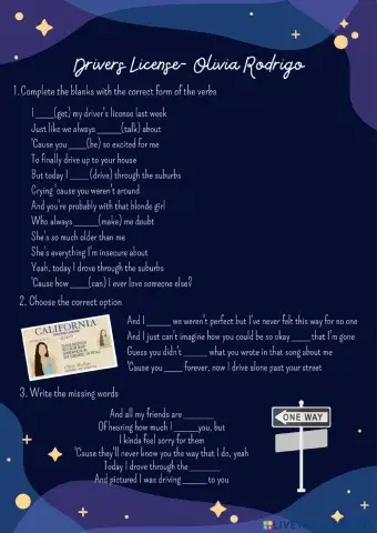 Drivers License- Olivia Rodrigo