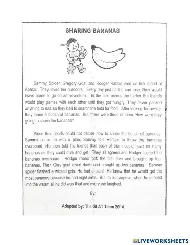 GLAT Reading Comprehension