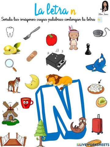 La letra n