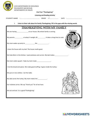 Thanksgiving Listening