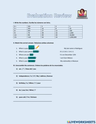 Personal Information