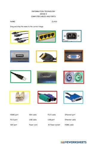 Computer Cables and Ports
