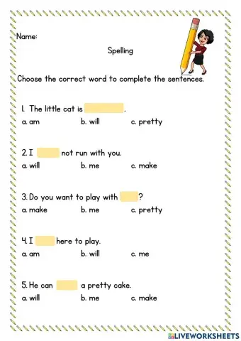 Sight words 6
