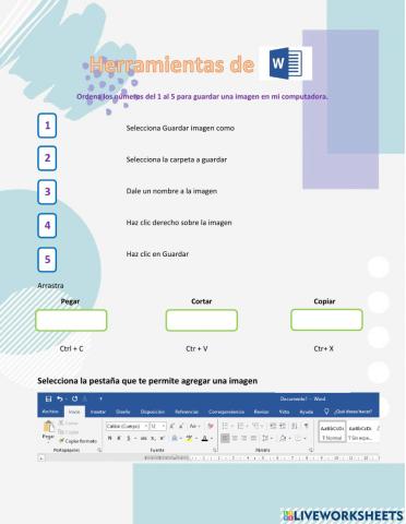 Evaluación: Herramientas de Word