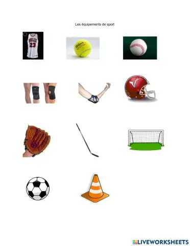 Les équipements de sport