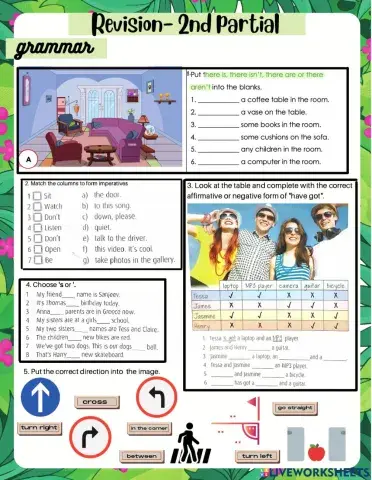 Revision- 2nd partial- English I