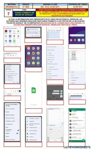 3o INF-Aplicar formato a textos en Hojas de Google
