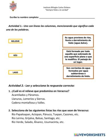 Ver.- ríos, relieve y clima