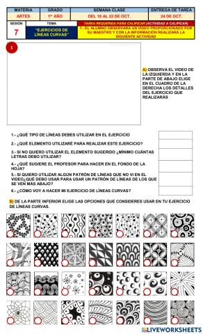 1o ART-Ejercicio líneas curvas