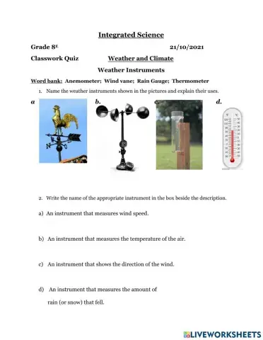 Weather Instruments