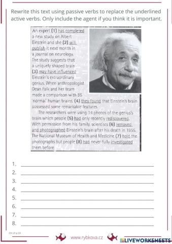 Active-passive Einstein