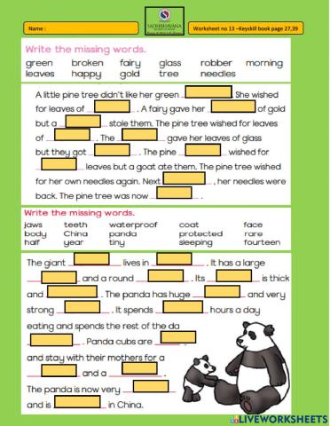 English Keyskill Test