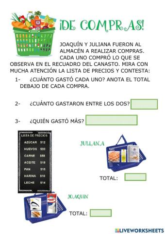 ¡de compras