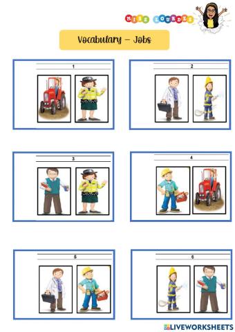 Vocabulary - jobs