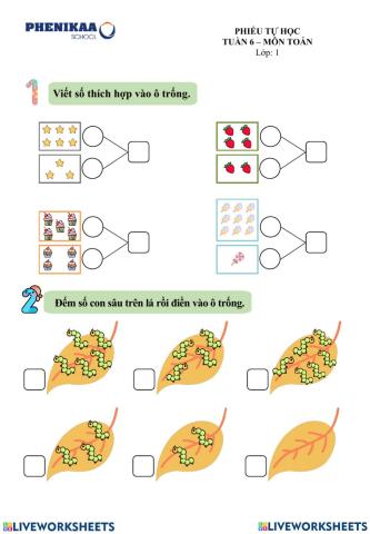 Phiếu toán tuần 6