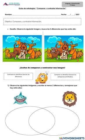 Comparar y contrastar