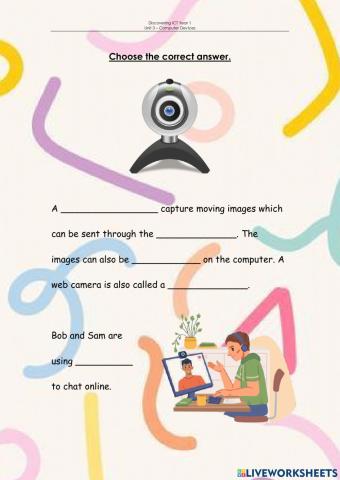 Web Camera and Digital Camera