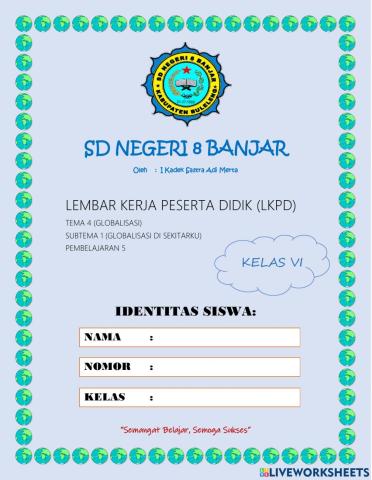 Tema 4 Subtema 1 Pembelajaran 5