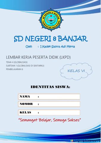 Tema 4 Subtema 1 Pembelajaran 6
