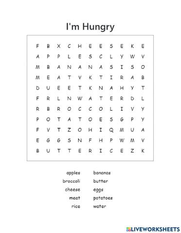 I'm hungry