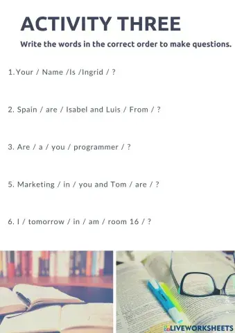 Practice activities part 2