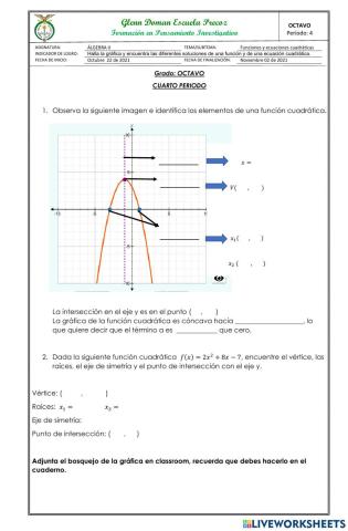 Funciones cuadráticas