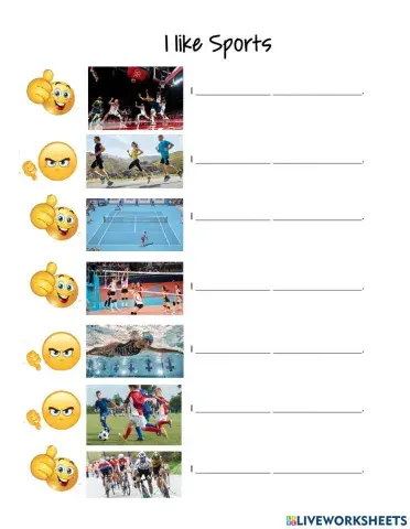 I like sports