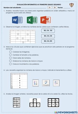 Evaluación III trimestre