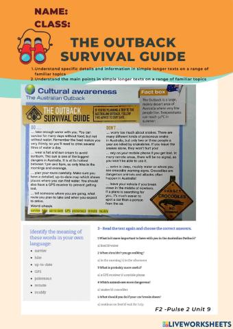 Survival guide