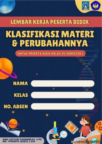 LKPD Klasifikasi Materi dan Perubahannya