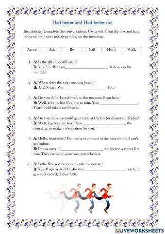 Had better and had better not