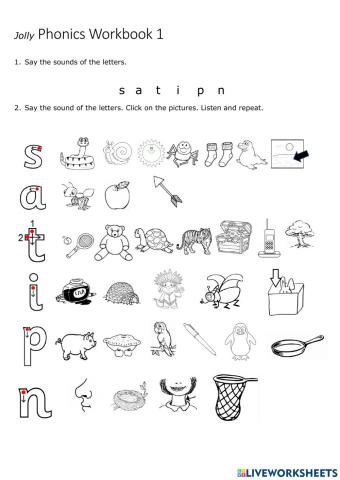 Jolly Phonics Workbook 1