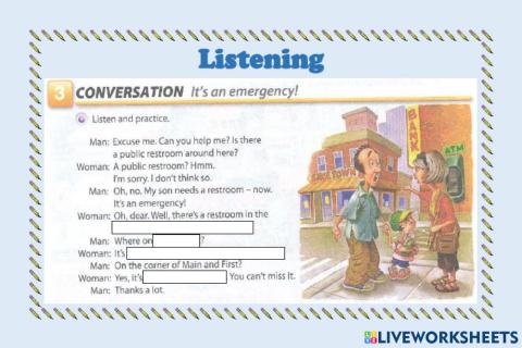 Listening exercise: Directions