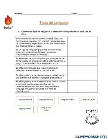 Tipos de Lenguaje